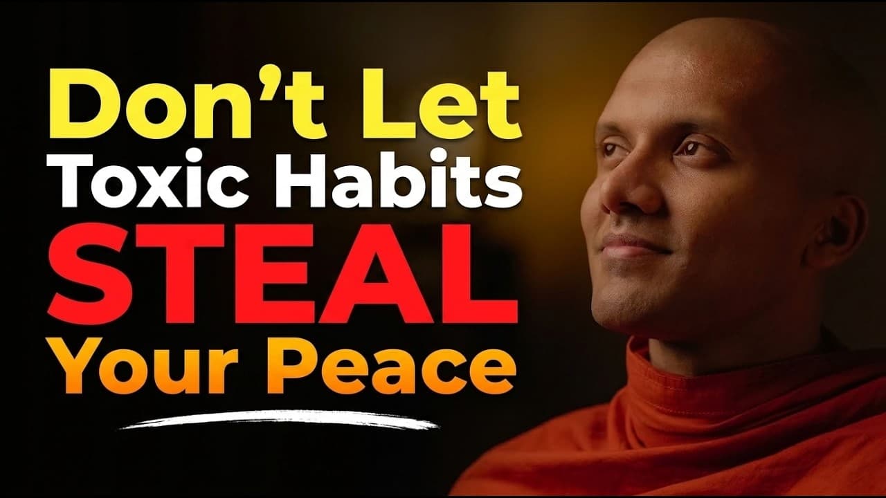 Don’t Let Toxic Habits Steal Your Peace and Happiness | Buddhist Wisdom for Perfect Life