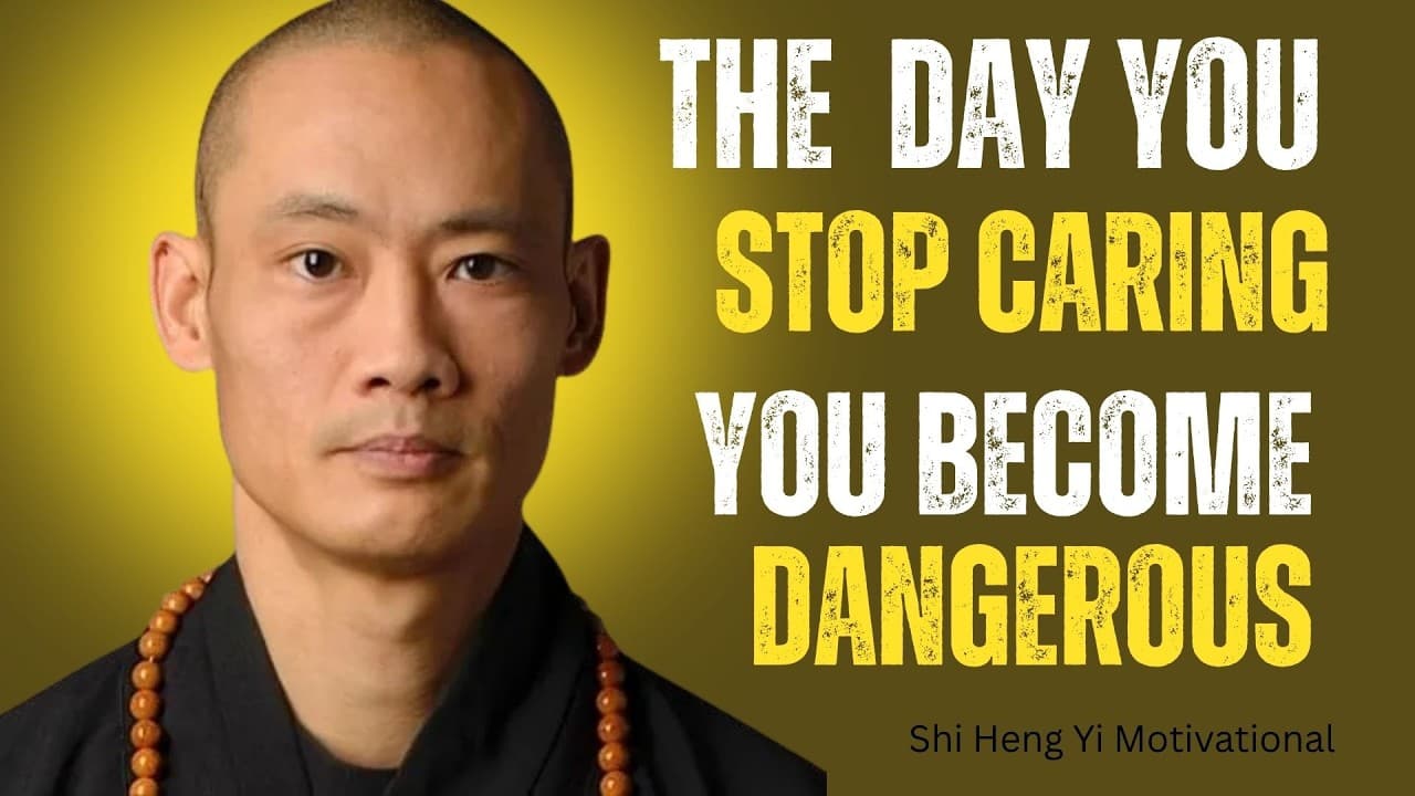 The Day You Stop Caring, You Become Dangerous | Shi Heng Yi Wisdom